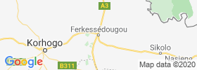 Ferkessedougou map
